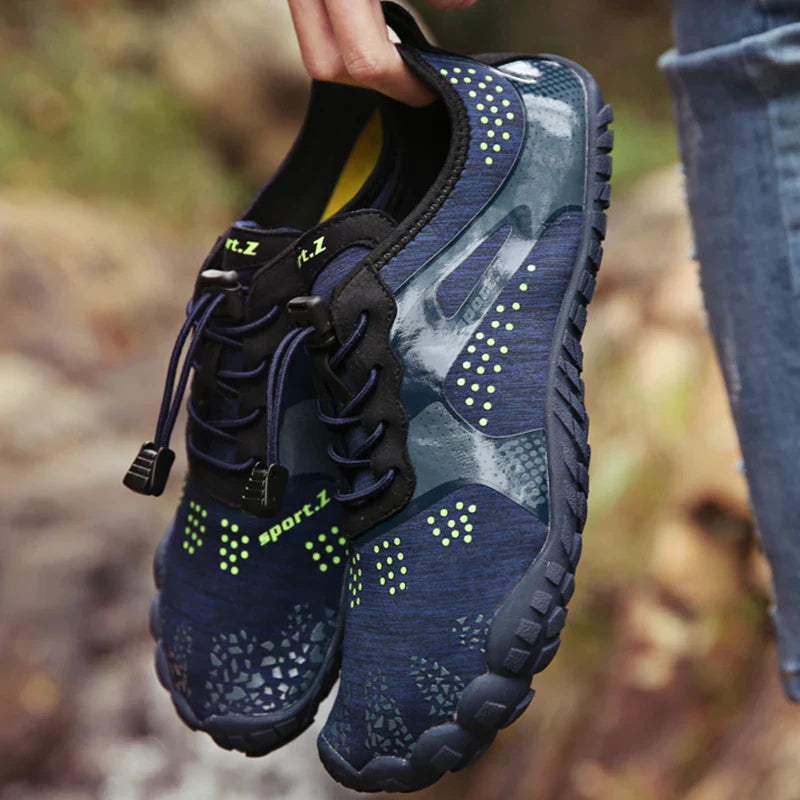 Chaussures aquatiques effet pieds nus, ultra-légères et respirantes pour la plage et l'été.
