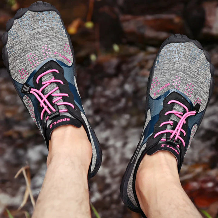 Chaussures de sport nautique respirantes et antidérapantes, confort idéal pour la plage.