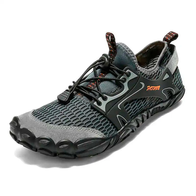 Chaussures sport aquatique unisexe, conception pieds nus à séchage rapide pour un usage extérieur polyvalent.