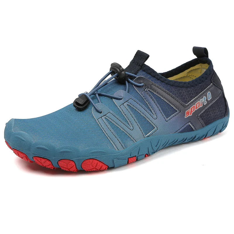 Chaussures aquatiques unisexes à séchage rapide, idéales pour la plage, la randonnée et les sports nautiques.