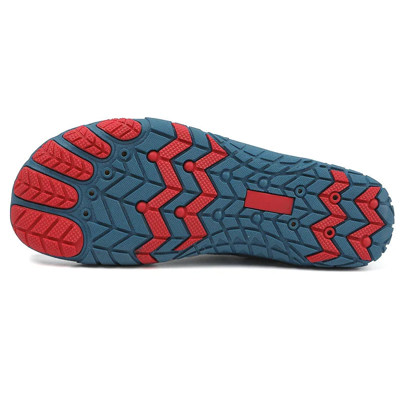 Chaussures pieds nus aquatiques unisexes légères et respirantes pour un confort optimal en plage ou randonnée.