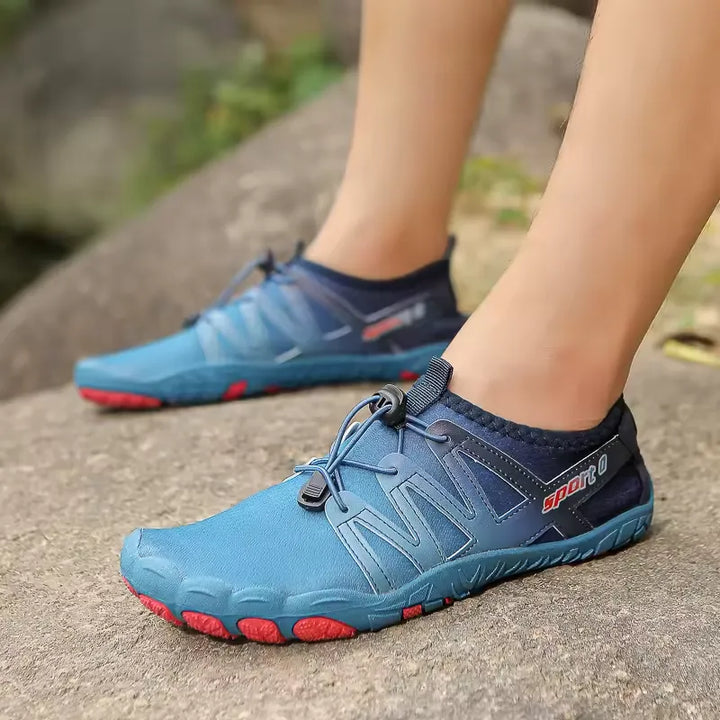 Chaussures aquatiques antidérapantes unisexes, parfaites pour les sports nautiques, la plage et les sentiers de randonnée.