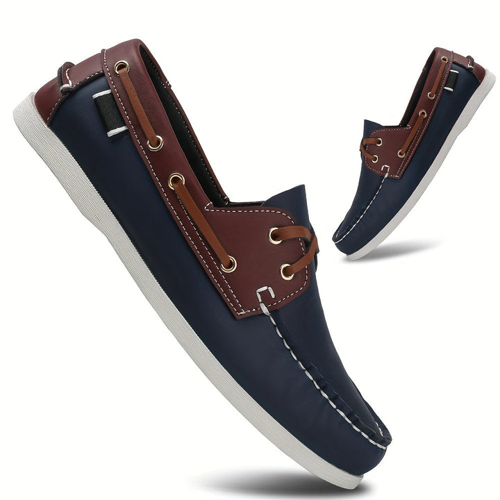 Chaussures bateau homme, robustes et confortables. Style nautique élégant, parfaites pour toutes occasions.