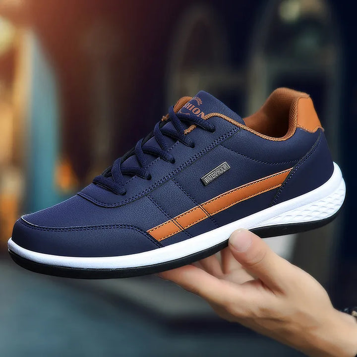 Chaussures confortables homme en cuir PU, design classique pour un style intemporel et durable.