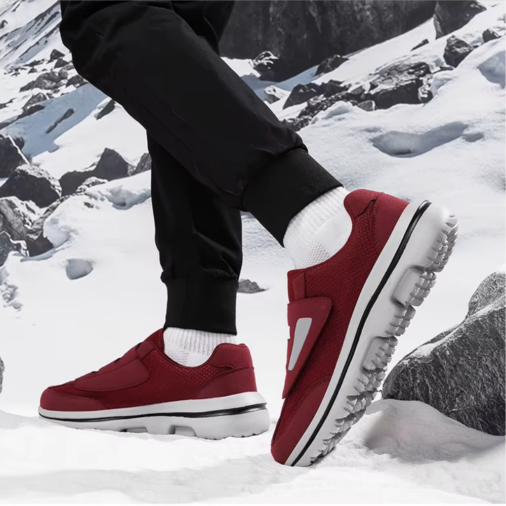 Chaussures orthopédiques hommes pour pieds sensibles, bien-être et soutien supérieur.