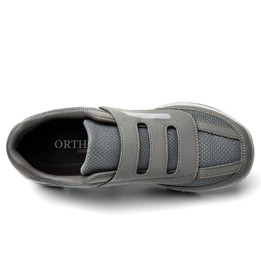 Assortiment de chaussures diabétiques hommes, conçues pour le confort et l'ajustement optimal.