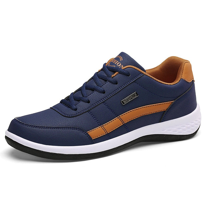 Chaussures confortables hommes, style décontracté chic, légères pour toutes activités et la marche.