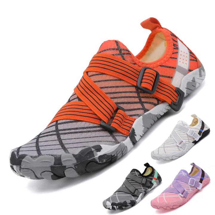 Chaussures de plage "pieds nus" pour l'été, offrant un séchage rapide et un confort inégalé pour toutes activités.