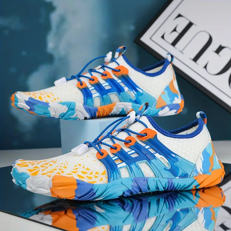 Chaussures de sport aquatique "pieds nus" unisexes, offrant une sensation naturelle et une protection.