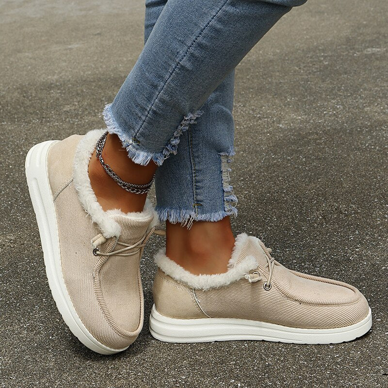 Chaussures d'hiver femme: bottines chaudes et légères, confortables pour le style quotidien automne-hiver.