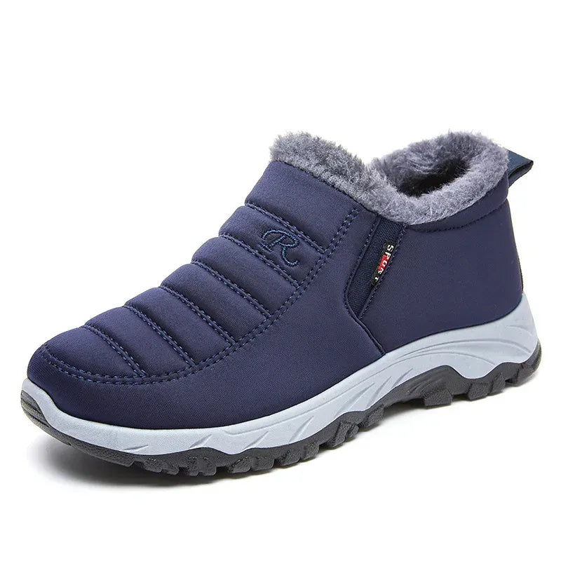 Chaussures d'hiver unisexes à enfiler, chaudes et confortables pour un usage quotidien décontracté.