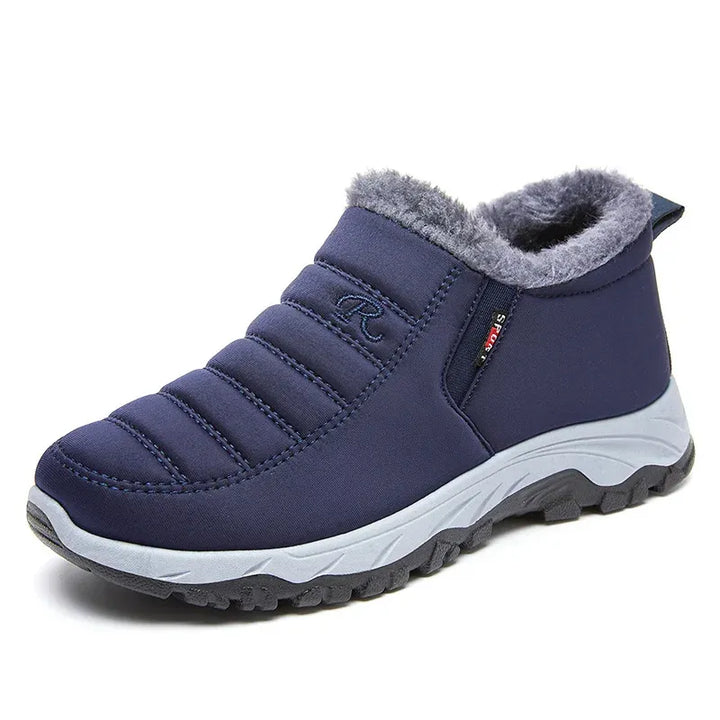 Chaussures d'hiver unisexes à enfiler, chaudes et confortables pour un usage quotidien décontracté.