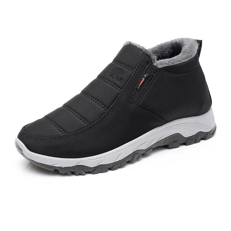 Chaussures hivernales unisexes en textile, légères avec semelle antidérapante, parfaites pour le confort et la mode.