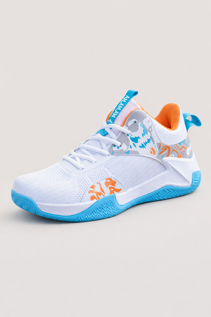 Chaussures de sport homme avec amorti avancé pour course et entraînement, offrant stabilité et soutien optimal.