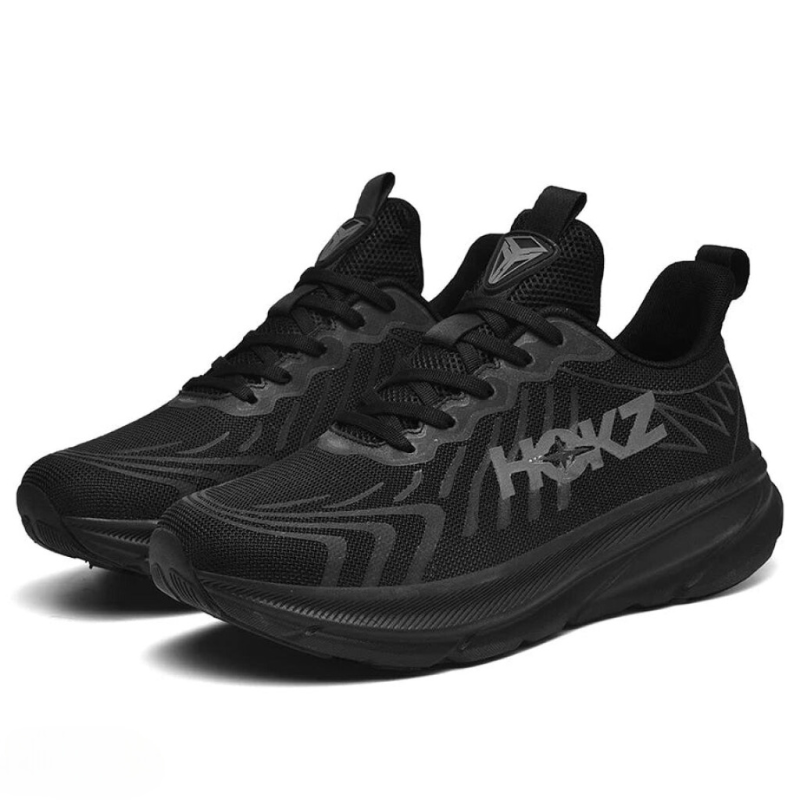 Chaussures de course légères pour femme, bleu clair, vue latérale avec amorti visible.