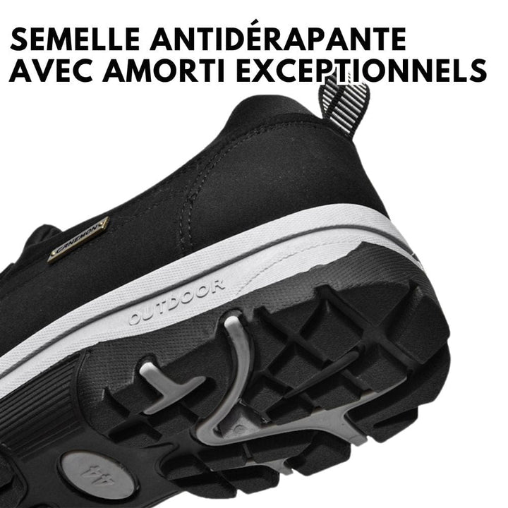 "Chaussures de marche antidérapantes légères, confortables avec semelle résistante, idéales pour randonnée et extérieur."