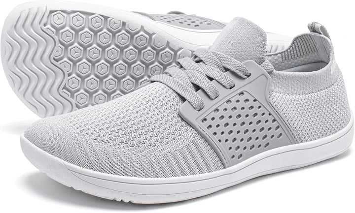 Chaussures larges minimalistes homme, favorisant la marche naturelle, confort pieds nus pour la santé des pieds.