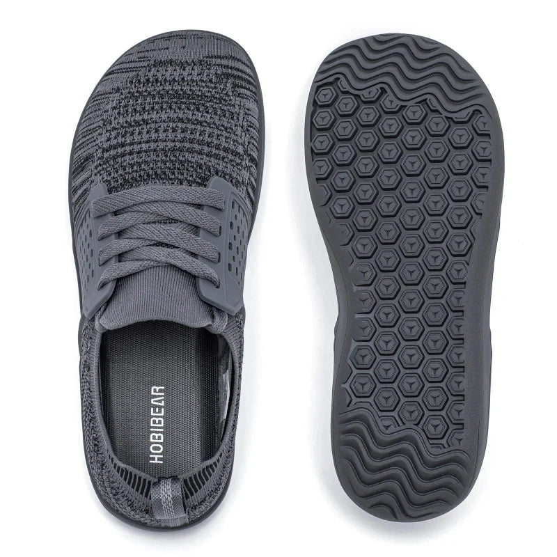 Chaussures homme respirantes, légères, minimalistes et larges, pour une marche confortable et pieds nus.