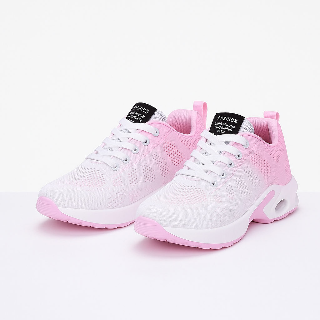 Vue latérale des chaussures de marche orthopédiques. Design moderne et soutien voûte plantaire.