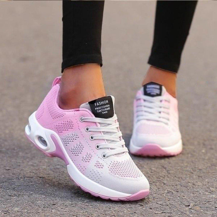"Chaussures de marche orthopédiques pour femmes, légères, en maille respirante, avec semelles antidérapantes et amorti"