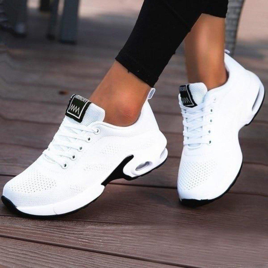 "Chaussures de marche orthopédiques pour femmes, légères, en maille respirante, avec semelles antidérapantes et amorti"