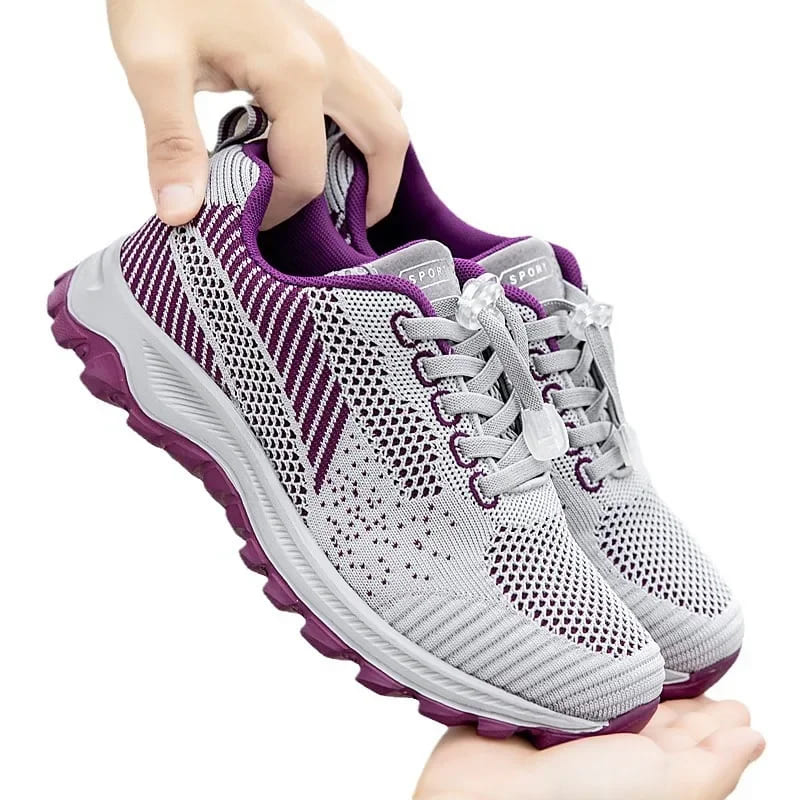 Chaussures de marche unisexes décontractées et respirantes, offrant légèreté et adhérence pour toutes sorties.