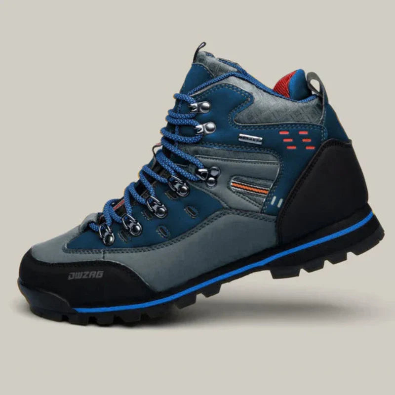 Chaussures de randonnée imperméables pour homme, avec tige résistante, idéales pour les activités extérieures sportives.