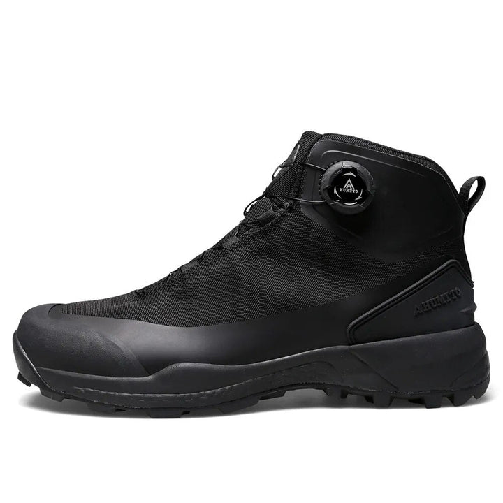 Bottes de randonnée hommes robustes, imperméables, pour trail et montagne, avec adhérence supérieure.