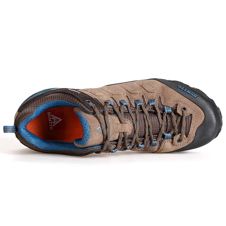 Chaussures de trekking hommes robustes, idéales pour l'extérieur, la randonnée et le sport intensif.
