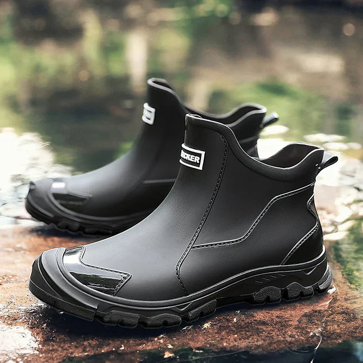 Bottes de travail et extérieur pour hommes, robustes, confortables et imperméables pour la randonnée.