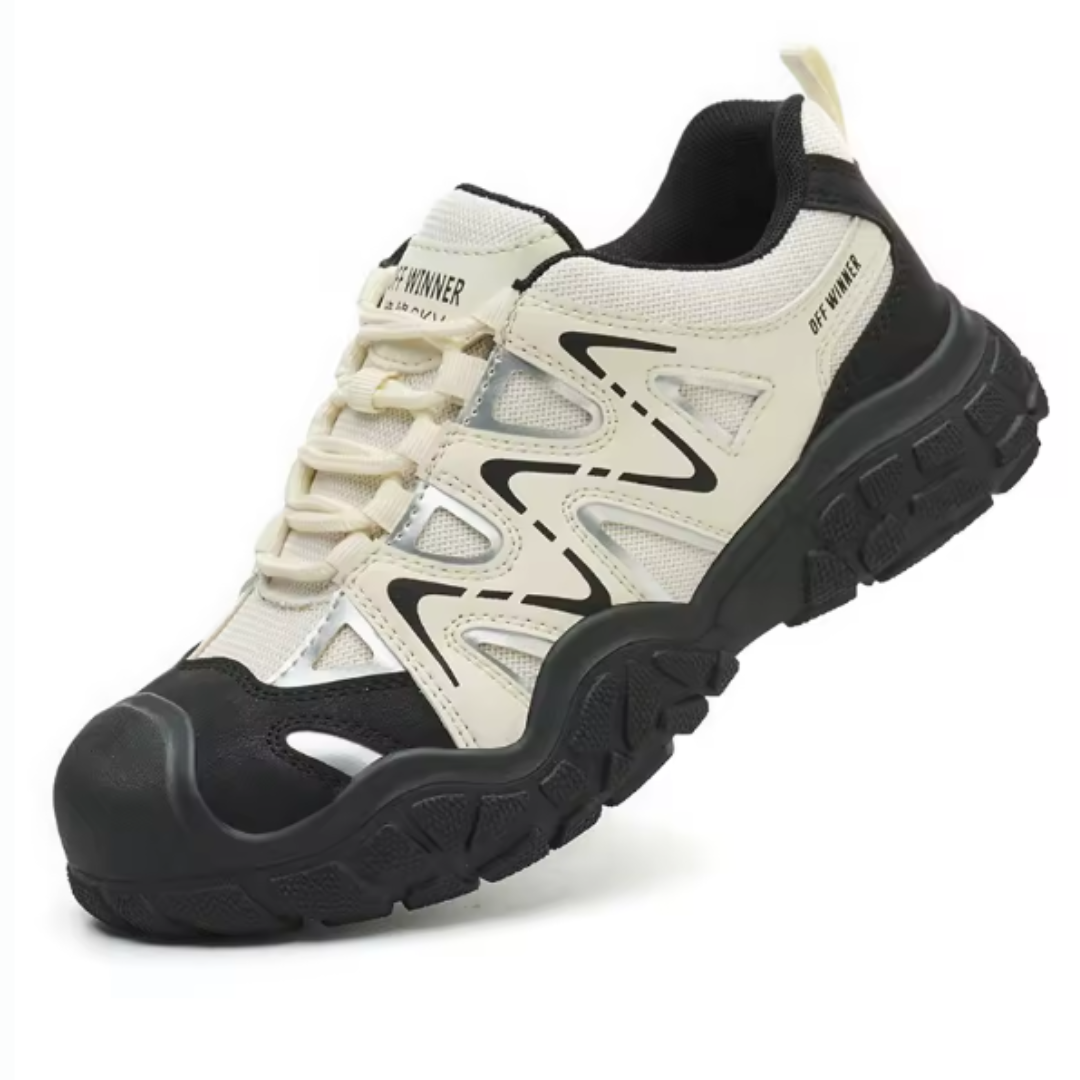Chaussures de sécurité femme légères et respirantes pour le travail, protection anti-perforation.