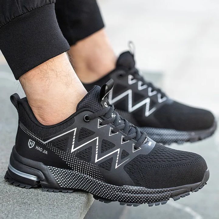 Chaussures de sécurité homme respirantes, parfaites pour l'atelier et le chantier.