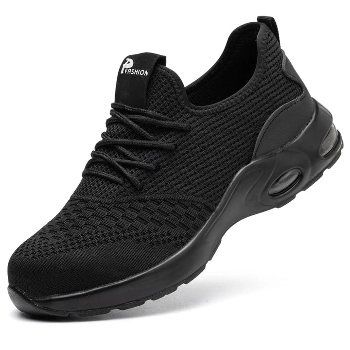 Protection industrielle: chaussures de travail homme durables, embout acier et anti-perforation pour sécurité accrue.