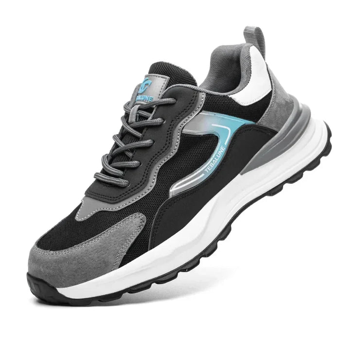Chaussures de sécurité légères, embout composite, unisexes, idéales travail et chantier.