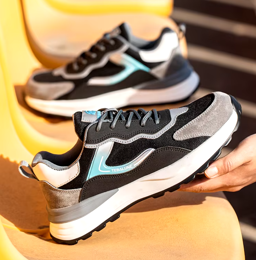Protection optimale avec ces chaussures de sécurité légères, embout composite et semelle anti-perforation.