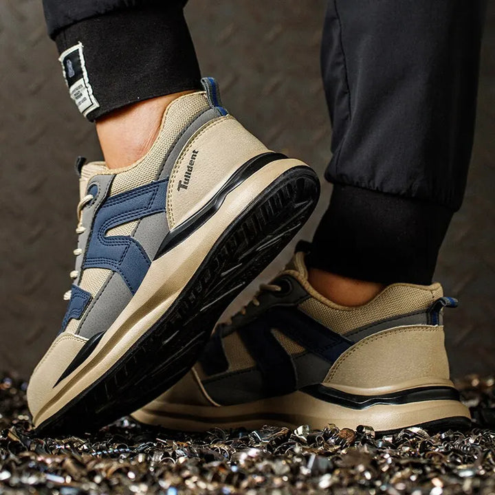 Chaussures de sécurité homme antidérapantes pour bâtiment, légères et design moderne.