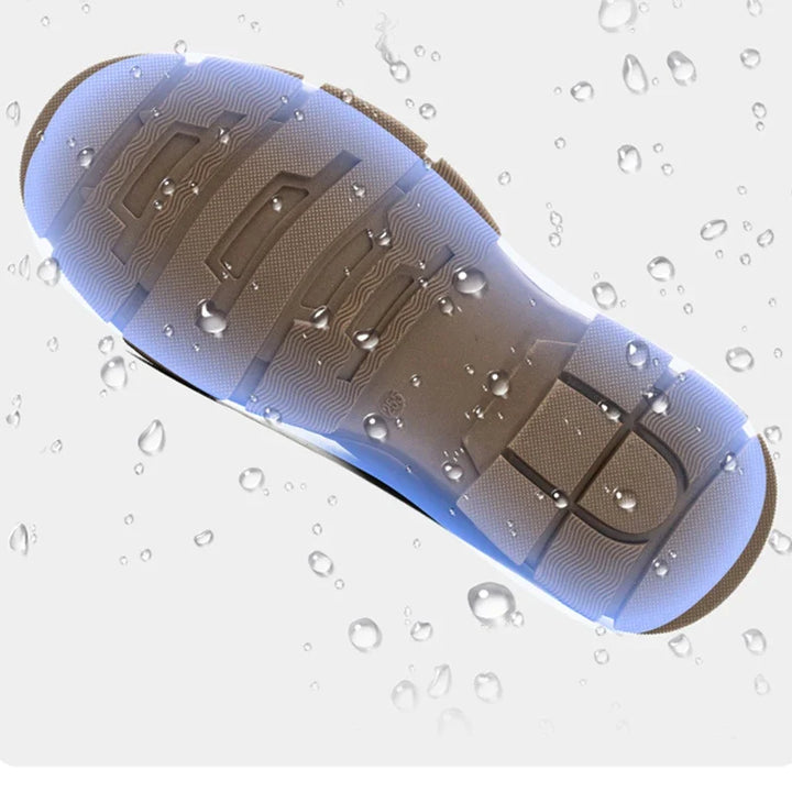 Chaussures de travail sécuritaires pour hommes, conçues pour une protection anti-écrasement et anti-crevaison efficace.