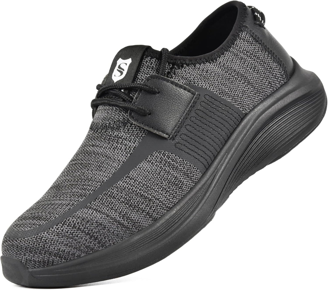 Chaussures de sécurité ultra-légères homme/femme avec embout composite. Idéales pour le travail, protection confortable.