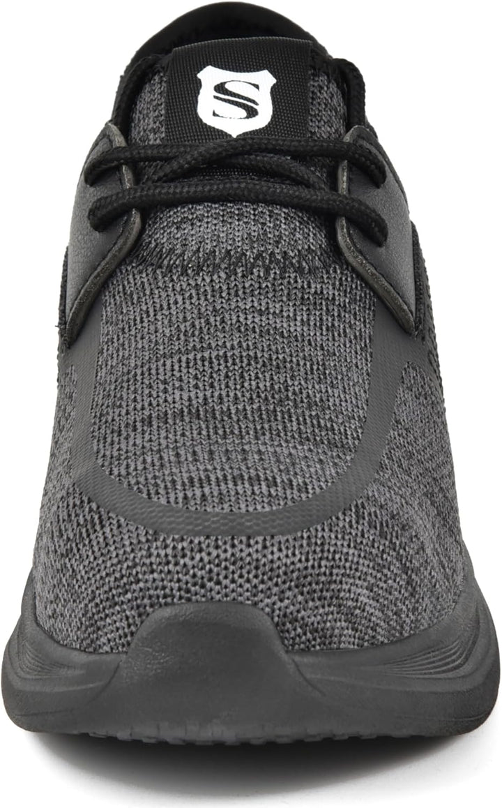 Profil latéral chaussures sécurité légères avec embout composite. Confort & protection pour homme/femme.