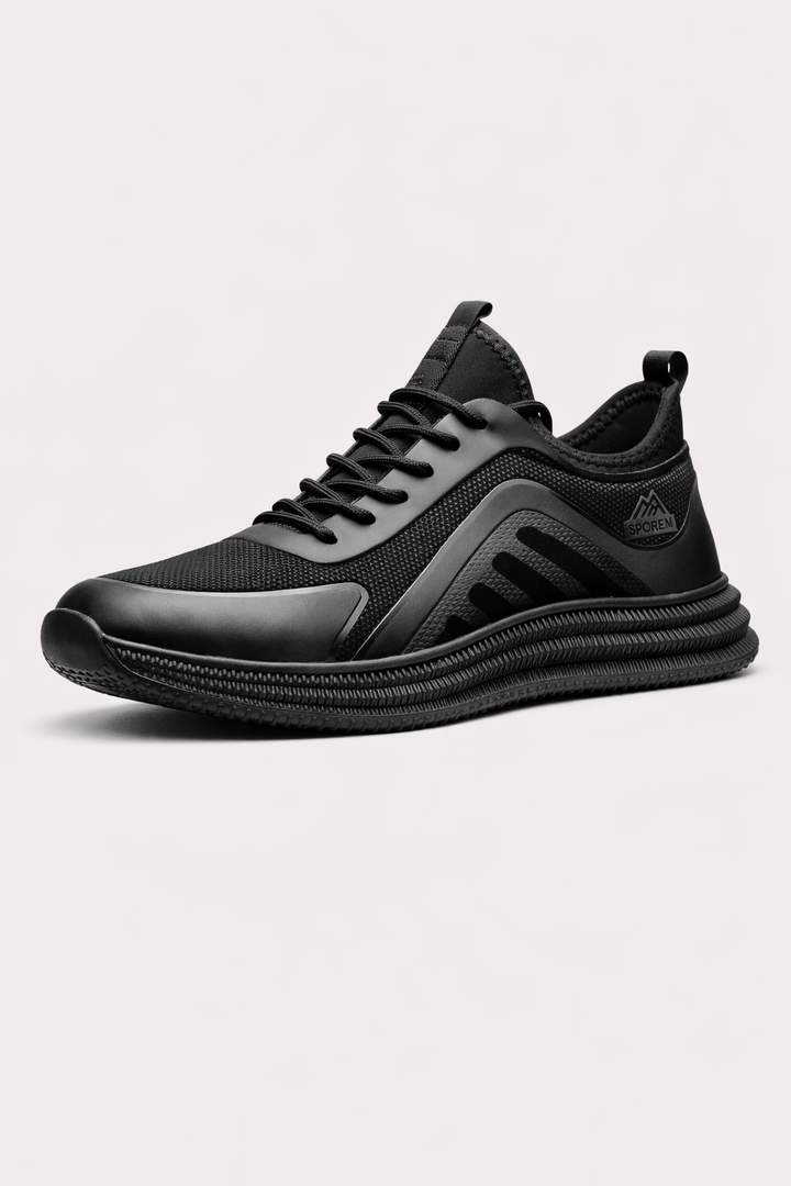 Chaussures de sport athlétiques homme, parfaites pour entraînement et marche, offrant confort et flexibilité.