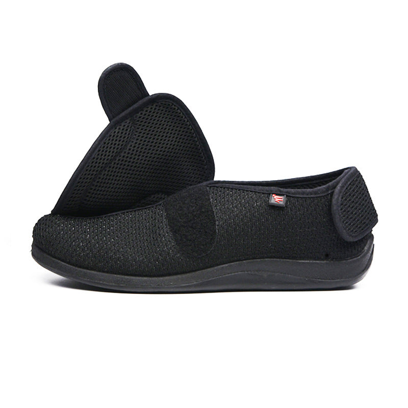 Chaussures larges pour pieds gonflés avec mousse mémoire et semelle antidérapante, confort bien-être.