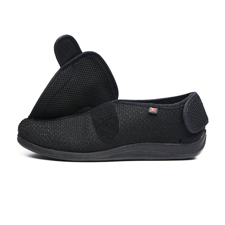 Chaussures larges pour pieds gonflés avec mousse mémoire et semelle antidérapante, confort bien-être.