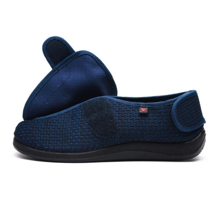 Chaussures diabétiques avec maille respirante et mousse mémoire pour un confort durable et soutien.