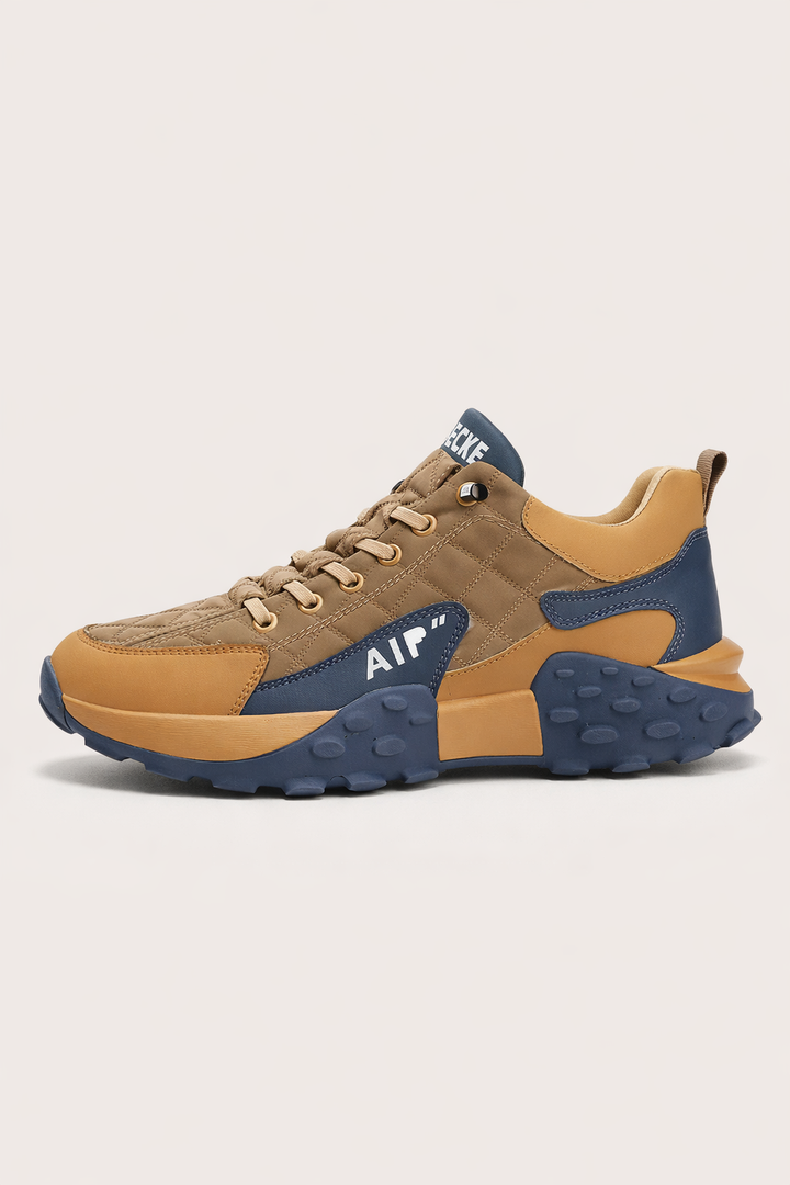 Chaussures Drakon hommes, confort amorti et adhérence pour l'aventure urbaine. Style sport, casual durable.