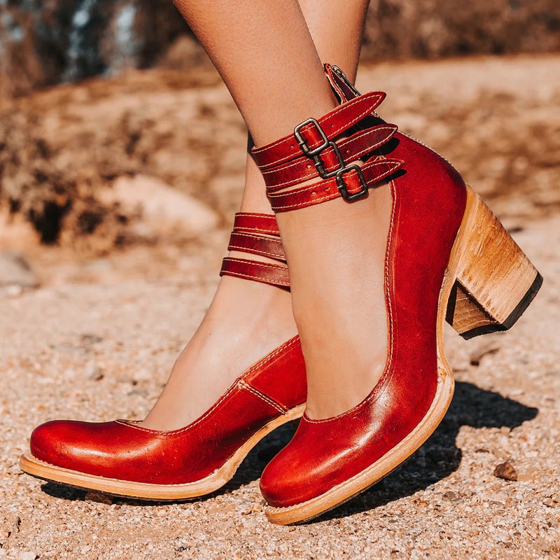"Chaussures femme à talons Norla, élégantes, profil élancé, matériaux haut de gamme, confort optimal pour longue durée."