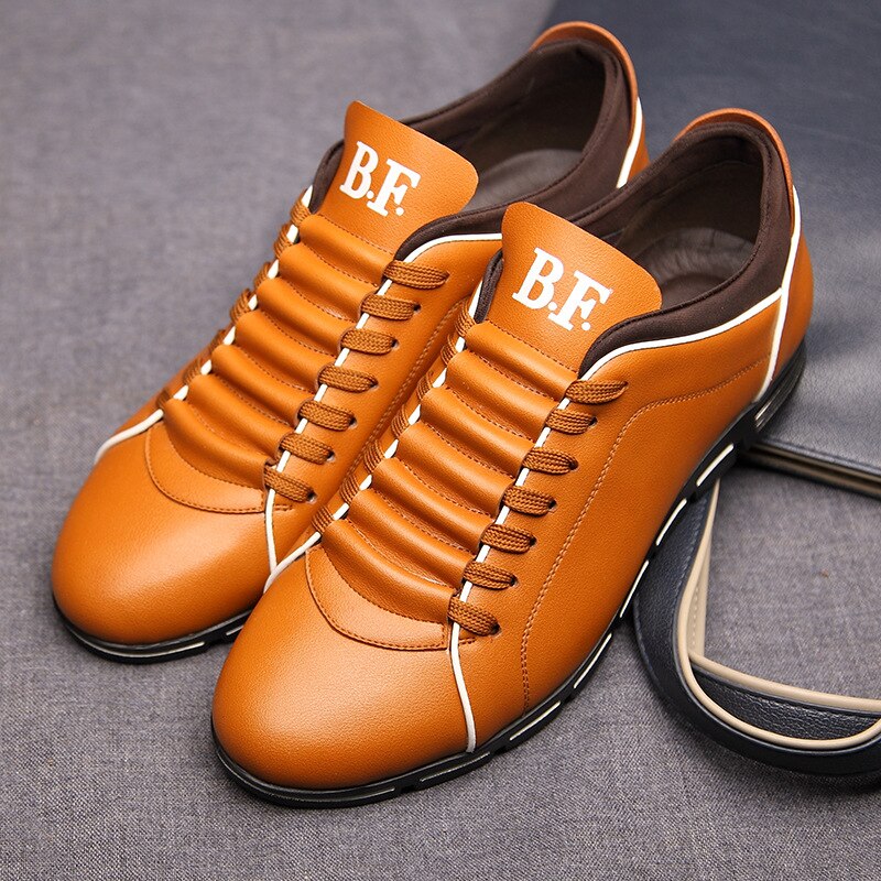 "Chaussures formelles en cuir véritable pour hommes, élégantes et classiques, avec lacets et semelle confortable."