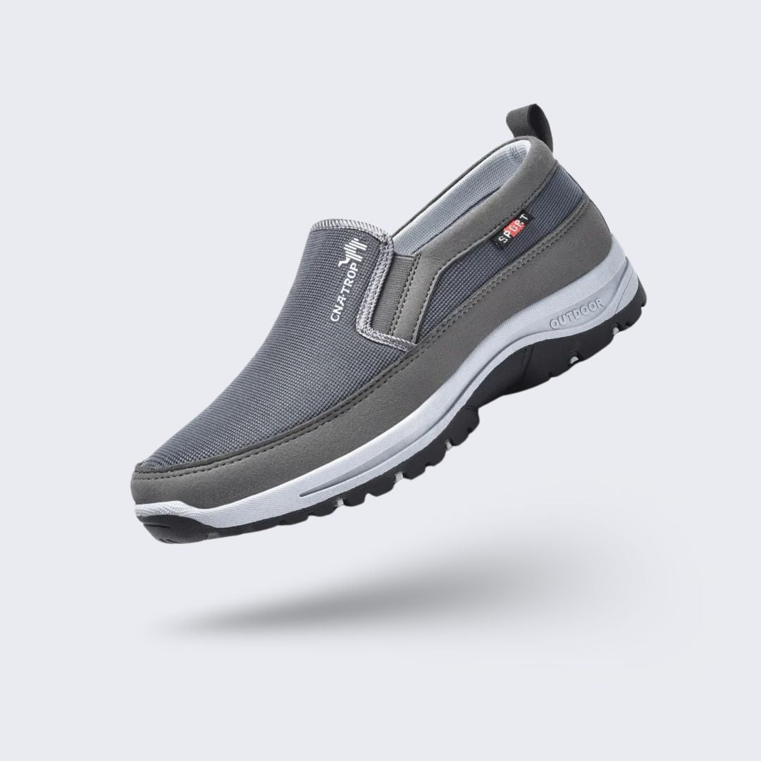 "Chaussures homme confort ortho, design moderne, semelle antidérapante, pour marche quotidienne, couleurs variées."