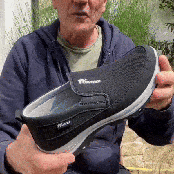 "Chaussures homme confort ortho, design moderne, semelle antidérapante, pour marche quotidienne, couleurs variées."