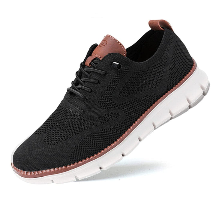 "Chaussures homme élégantes en cuir végétal marron avec semelle intérieure mémoire, apportant style et confort au quotidien."