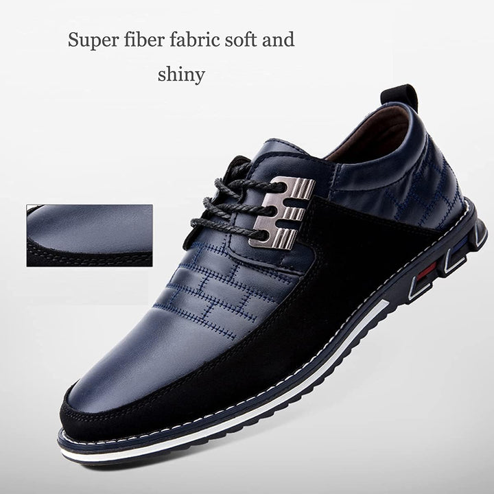 Mocassins homme en cuir de qualité supérieure, légers et confortables, avec une semelle souple et épaisse.
